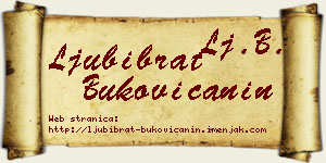 Ljubibrat Bukovičanin vizit kartica